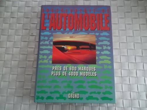 Encyclopedie automobile - de, l'automobile