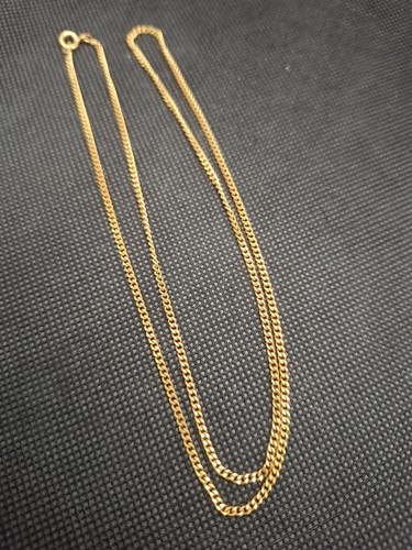 Collier chaîne plaque - collier, or