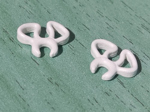 Playmobil boucles blanches - x2,
