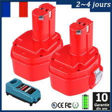 2x 4800mAh Ni-MH pour batterie Makita 14.4V PA14 1420 1422 1433 1434 1435 1931