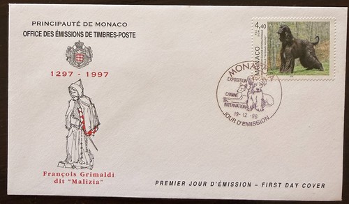Monaco chiens chien yvert - chien.,