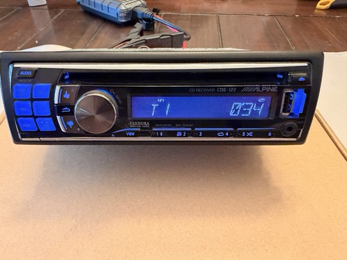 Alpine cde 122 single din - cde-122,