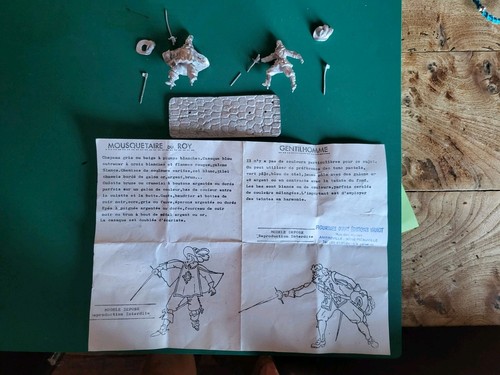 Vanot duel diorama 54mm - /le, duel/diorama