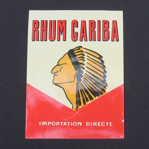 Ancienne étiquette rhum - étiquette,