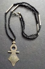 Collier Touareg argent Croix du Sud Saharienne Afrique du Nord - B3