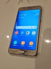 Samsung Galaxy J7 2016 16Go Or Vitre Cassée / Fonctionne Parfaitement
