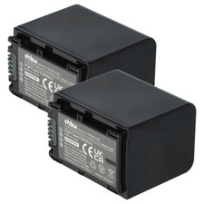 2x Batterie pour Sony NEX-VG20E NEX-FS100U NEX-VG10E NEX-VG20 NEX-VG10 1300mAh