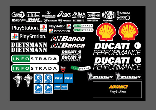 Kit autocollants ducati 748 - kit,