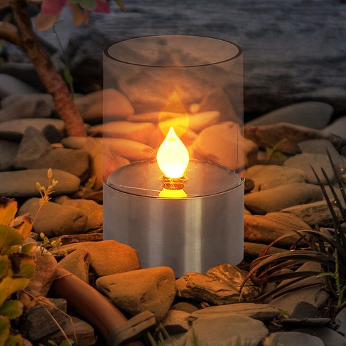 Bougie solaire lampe jardin - lampe,