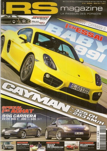 Magazine 141 porsche 981 - rs,