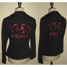 Veste SECTION URBAINE taille 3 Noir en Tissu Molleton Bord Franc TBE