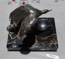 Aigle Metal Sur Support Marbre