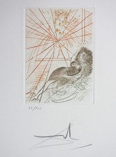 SALVADOR DALI Gravure L'Ange