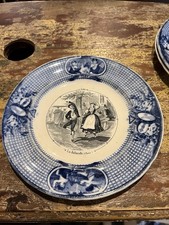 3 Assiettes À Dessert David Johnston  Jules Vieillard Bordeaux Milieu 19ème