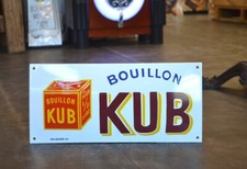 Plaque émaillée bouillon kub - émaillée,