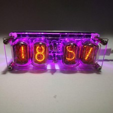 Horloge tube LED rétro IN12