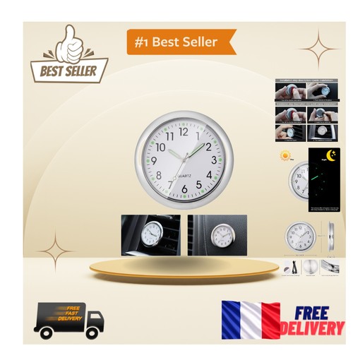 Horloge tableau bord - horloge,