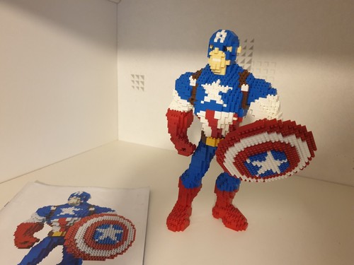 Nanoblock captain america - nanoblock,