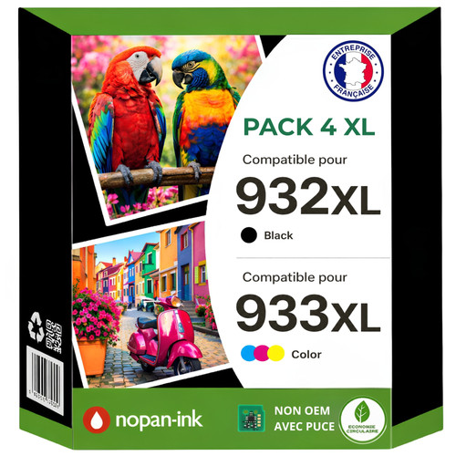 Pack cartouches 932xl - 4, 933xl