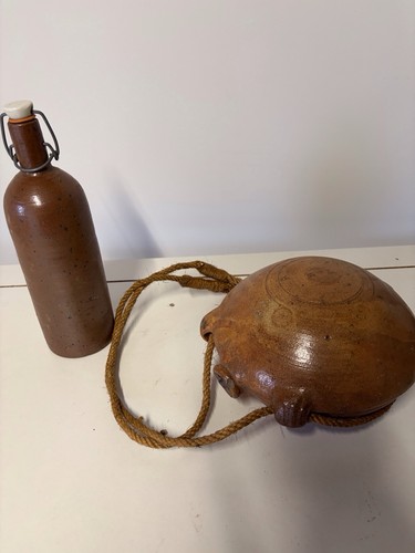 Gourde bouteille anciennes - bouteille,