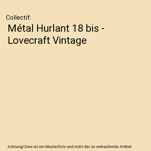 Métal hurlant bis - 18,