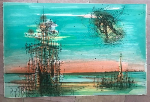 Jean carzou 1960 lithographie - carzou,