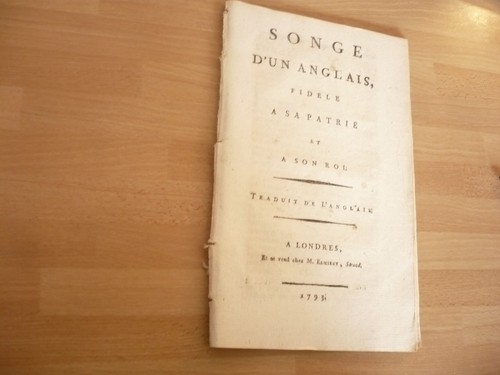 Plaquette 1793 songe un - plaquette,