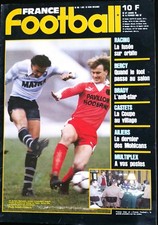 France Football du 14/2/1984; Ben Mabrouck, Furlan/ Brady/ Racing/ Toulouse