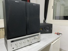 Amplificateur sansui A-5 avec paire enceintes sony ss-a290, works well