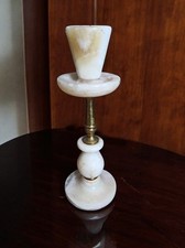  Bougeoir ancien en albâtre
