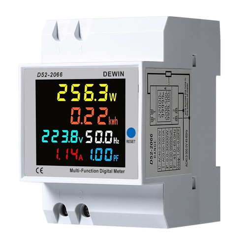 Compteur énergie sur rail - d'énergie,