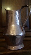 Ancien broc cuivre 19em - broc,