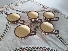LOT DE 5 PETITES TASSES A LIQUEUR BRETONNES