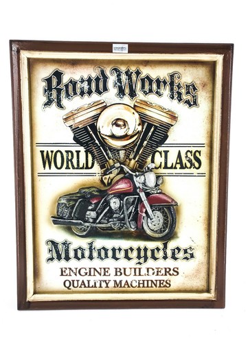 Tableau bois motorcycle - bois,
