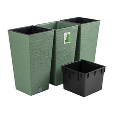 3 x pot de fleurs jardinière