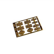 Plaques pour locomotive-tender