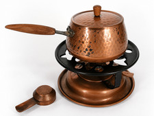 Appareil à fondue vintage en