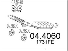 Catalyseur peugeot 206 0 - catalyseur,
