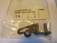 1 Attache rapide chaine moto 12.7x7.75 SEDIS original 1/2"x.0.305 ancien stock