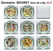 CAPSULES  de  CHAMPAGNE DESPRET  Jean  : Germaine  BOURET Série de 28 à 28g
