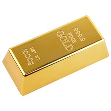of 6.5" Fake Gold Bar Brick