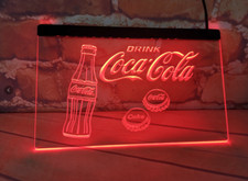 Enseigne lumineuse néon LED de COCA COLA pour bar pub café club magasin fête ...