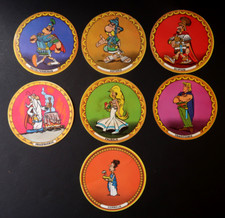 Asterix Lot de 7 images La vache qui Rit 1967 1968