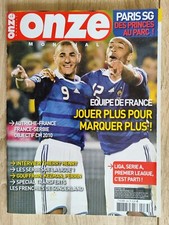 ONZE MONDIAL N°236 - SEPTEMBRE 2008 BENZEMA, HENRY + POSTER NASRI , MAKELELE