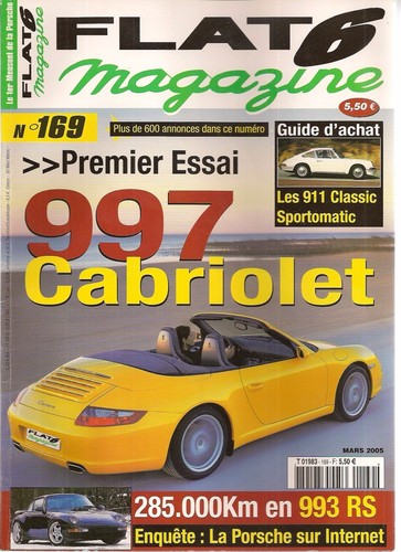 Flat 169 porsche 997 - flat,