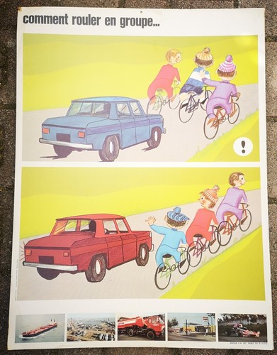 Affiche scolaire rouler - affiche,