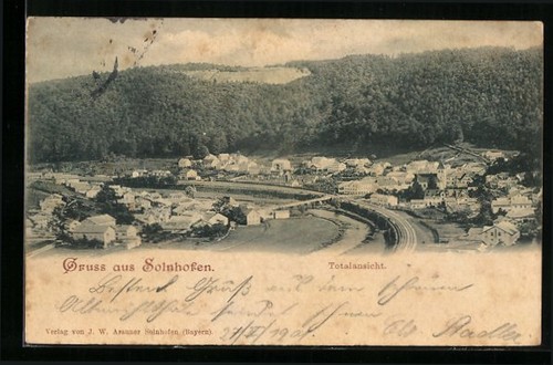 Solnhofen vue générale - vue,