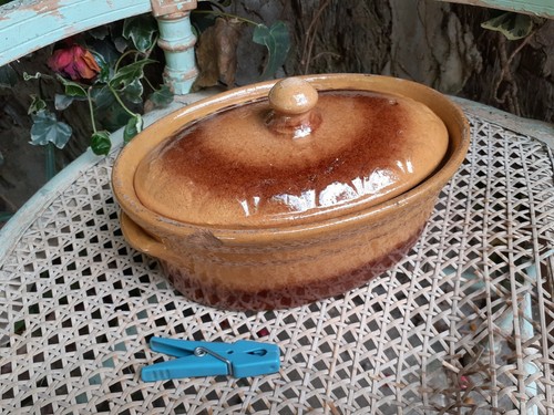 Ancienne terrine terre cuite
