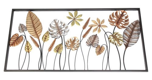 Tableau métal feuilles - en,