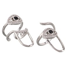 2 Pcs Bague À Ongles Oeil Du